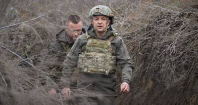 Зеленский провел ночь с военными на Донбассе, и снова посетил линию разграничения. ФОТО