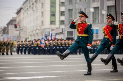 5 и 7 мая в Новосибирске проведут генеральные репетиции Парада Победы
