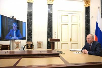 Меняйло рассказал Путину о своих планах на посту врио главы Северной Осетии