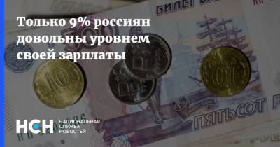 Только 9% россиян довольны уровнем своей зарплаты