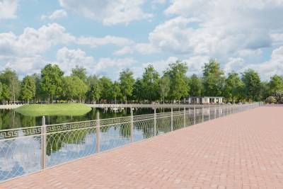 Новую ограду для замков молодоженов смонтируют вокруг озера в Сормовском парке