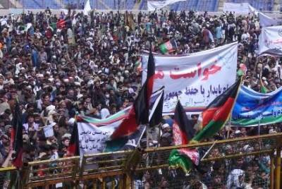 В Кабуле прошел многотысячный митинг в поддержку Стамбульского саммита