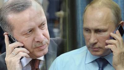 Путин обсудил с Эрдоганом ситуацию на Донбассе за день до визита Зеленского в Турцию