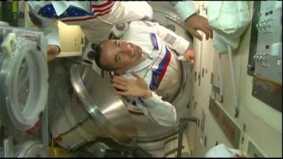 Космический корабль, названный в честь Юрия Гагарина, доставил на МКС новый экипаж