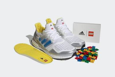 Adidas в партнерстве с Lego выпустили кроссовки, которые можно дополнить кубиками