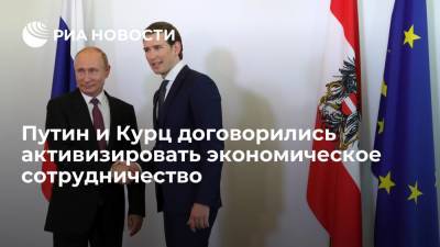 Путин и Курц договорились активизировать экономическое сотрудничество