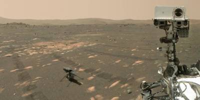 Новые снимки с красной планеты. Вертолет Ingenuity совершил четвертый полет на Марсе