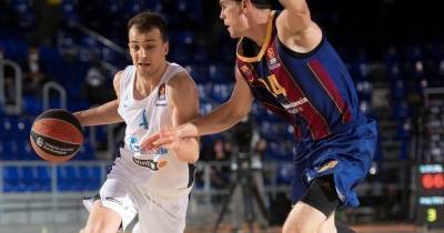 Баскетбольный "Зенит" выиграл у "Барселоны" и сравнял счёт в серии плей-офф Евролиги