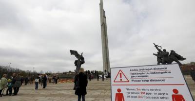 В Риге запретили отмечать День Победы у памятника воинам-освободителям
