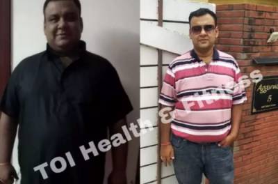 Мужчина за 7 месяцев похудел на 41 кг с помощью трех правил