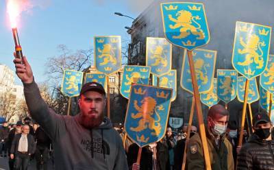 МИД Украины осудило проведение в Киеве марша в честь годовщины создания СС "Галичина"