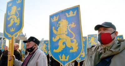 Марш в честь дивизии СС: полиция составила протокол за нацистское приветствие - dsnews.ua - Киев - Киевская обл.
