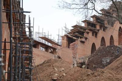 Реставрация стен Нижегородского кремля завершится к августу 2021 года