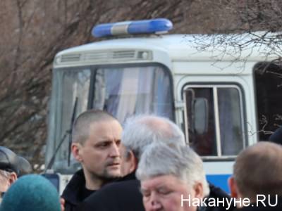 Координатор "Левого Фронта" Сергей Удальцов задержан перед началом акции на Манежной площади