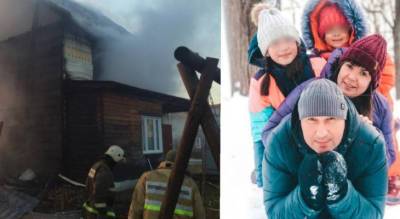 "Мы с детьми выскочили в одних трусах": ярославцы в страшном пожаре потеряли дом