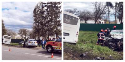 Семейная пара погибла на месте: страшная авария с автобусом на украинской трассе, кадры и детали