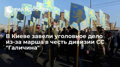 В Киеве завели уголовное дело из-за марша в честь дивизии СС "Галичина"