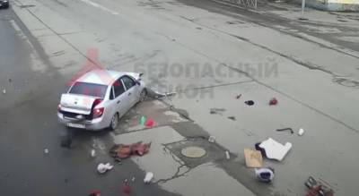 Из багажника высыпались вещи: видео жуткого ДТП на Толбухина с двумя жертвами