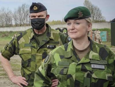 Шведский генерал проверила подготовку украинских спецназовцев