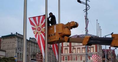 Во Владивостоке проведут проверку из-за флагов ко Дню Победы