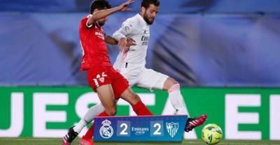 "Реал" на последних секундах вырвал ничью в матче с "Севильей" в чемпионате Испании