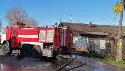 На пожаре в Вышнем Волочке Тверской области пострадали люди