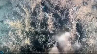 Притула показал видео уничтожения террористов на Донбассе. Один из них был голым