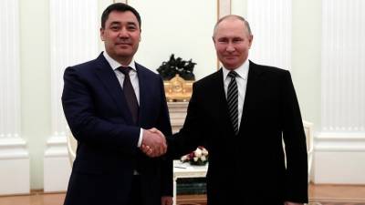 Путин в разговоре с Жапаровым поддержал договоренности Кыргызстана и Таджикистана