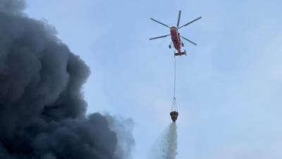 Двое погибли при крушении пожарного вертолета на юго-западе Китая