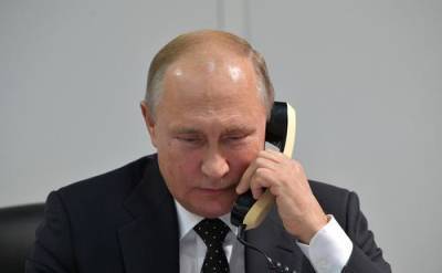 Путин провёл телефонный разговор с президентом Азербайджана