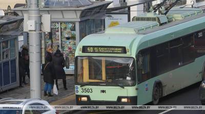 На пр.Дзержинского в Минске возобновлено движение троллейбусов