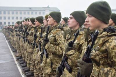 Украинские боевики укомплектовали свою часть солдатами-срочниками