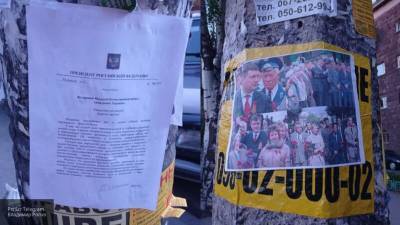 Запорожье будет свободным: 9 Мая горожане расклеили листовки с поздравлением Путина
