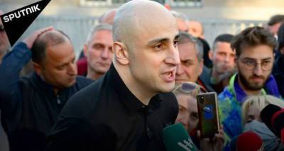 Лидер ЕНД Ника Мелия вышел из тюрьмы: как его приветствовали сторонники - видео