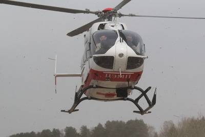 Девушку эвакуировали вертолетом после ДТП на 69-м километре МКАД