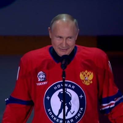 Гала-матч Ночной хоккейной лиги завершился победой команды Путина