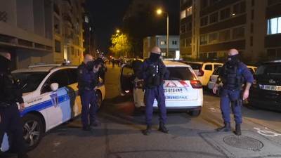 Во Франции убита женщина, напавшая на полицейского с ножом