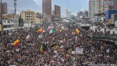 Профсоюзы Колумбии призвали к общенациональной акции протеста