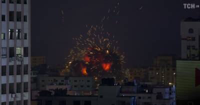 Израильские самолеты обстреливают города сектора Газа, а ракеты оттуда 10 часов запускают по Иерусалиму
