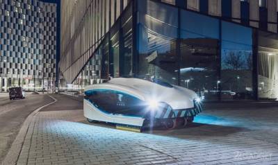 Электрическая автономная уборочная машина Trombia вышла на улицы Финляндии