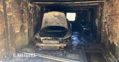 Остался живым и обгоревшим: в Харькове попытка самоубийства закончилась сожжением двух автомобилей (фото) (4 фото)