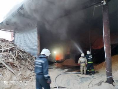 Вчера в Кунгуре был пожар в переулке Байдерина
