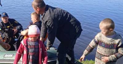 Трое детей едва не утонули в речке в Хмельницкой области: фото