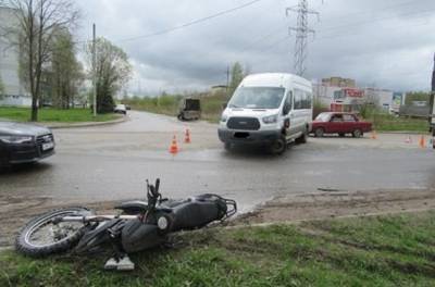 В Смоленске за один день произошло 2 ДТП с мотоциклами