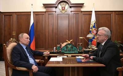 Рабочая встреча с губернатором Красноярского края Александром Уссом