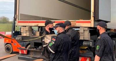 На границе с Белоруссией задержали грузовик с 330 кг гашиша