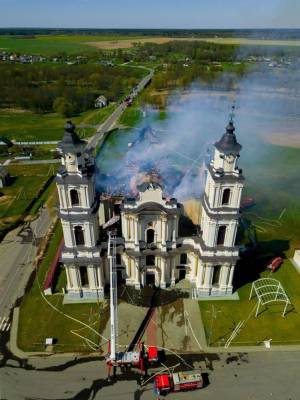 Конференция католических епископов призвала помочь в восстановлении костела в Будславе