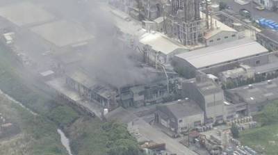 При взрыве на химическом заводе в Японии пострадали четыре человека