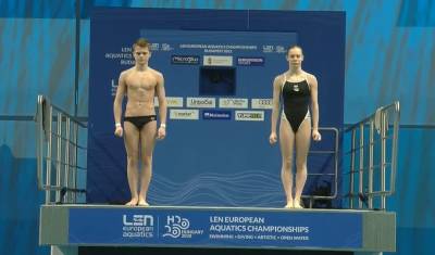Середа и Байло выиграли золото чемпионата Европы по прыжкам в воду