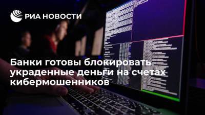 Банки готовы блокировать украденные деньги на счетах кибермошенников - ria.ru - Москва - Россия